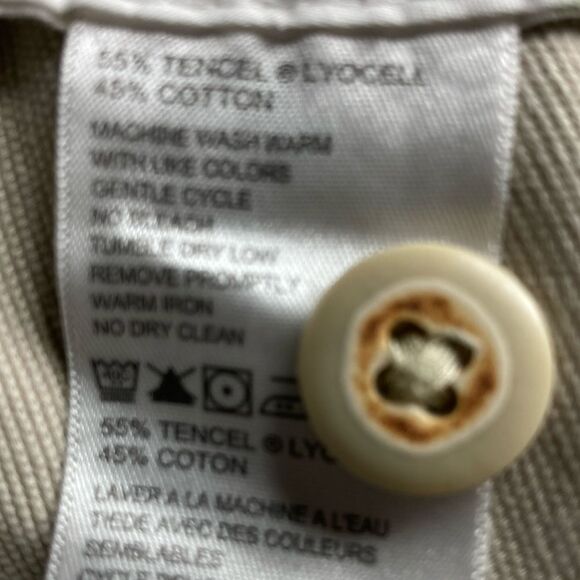 TOMMY BAHAMA 34 Tencel/Lyocell Blend Relax Cargo Khaki Unisex Shorts - Picture 11 of 13